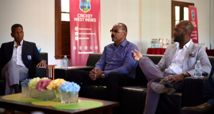 Antigua and Barbuda officials and CWI representatives at High Performance Centre ground-breaking ceremony
