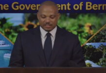 BERMUDA-Bermuda is introducing new pay transparency legislation. Bermuda government official announcing pay transparency law at press conference