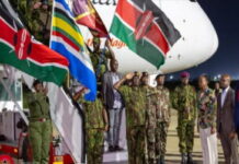 HAITI-Kenya denies allegations that its soldiers were engaged in sexual abuse in Haiti. Kenyan military official speaking at press conference denying sexual abuse allegations in Haiti