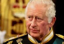 BERMUDA-King Charles to pay a two-day visit to Bermuda. King Charles waving upon arrival in Bermuda with officials welcoming him