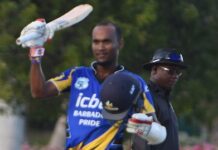 CRICKET-Brathwaite to lead under-strength Pride squad in four-day championship.