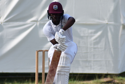 kevin-wickham-bats LEAD Red Force, Pride on top after opening day of West Indies Championship
