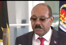 ANTIGUA-PM Browne sworn into office for a fourth consecutive term.