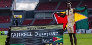ATHLETICS-Farrell smashes 200m record at Youth Games. Farrell smashes 200m record at Youth Games