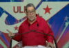 ST. VINCENT-Gonsalves against implementing IMF “austerity” measures. Former Prime Minister Gonsalves speaking at podium rejecting IMF austerity recommendations