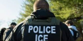UNITED STATES-Allegations that ICE ‘puts’ immigrant New Yorker in hospital. Protesters outside hospital holding signs criticizing ICE over immigrant treatment