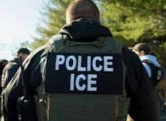UNITED STATES-Allegations that ICE ‘puts’ immigrant New Yorker in hospital. Protesters outside hospital holding signs criticizing ICE over immigrant treatment