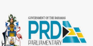 BAHAMAS-Opposition party promises fixed election date for The Bahamas. Opposition leader speaking at rally with calendar showing fixed election date