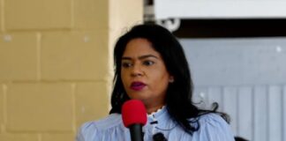 GUYANA-Govt rolls out five-year plan to improve maths, literacy outcomes. Education officials presenting five-year maths and literacy plan on screen