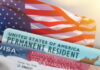 UNITED STATES-Immigration advocate condemns new Trump migration policy. Immigration advocate speaking at podium condemning new policy outside federal building
