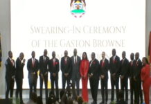 ANTIGUA-PM Browne names 11-member Cabinet.